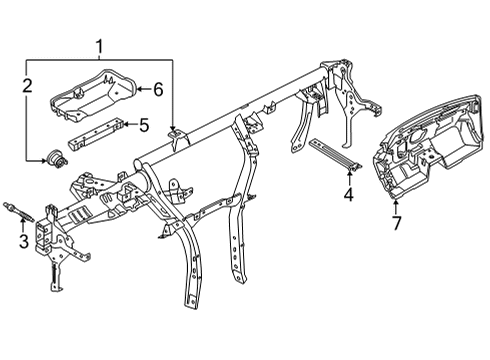 2024 Audi S3 Instrument Panel Diagram