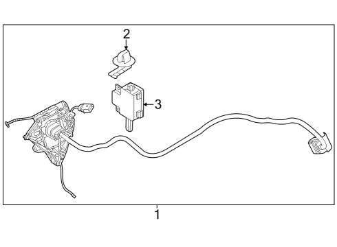 2022 Audi e-tron GT Electrical Components Diagram