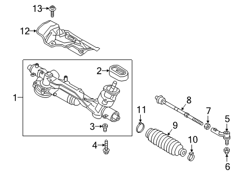 2021 Audi Q3 Steering Diagram for 5QB-423-062-H