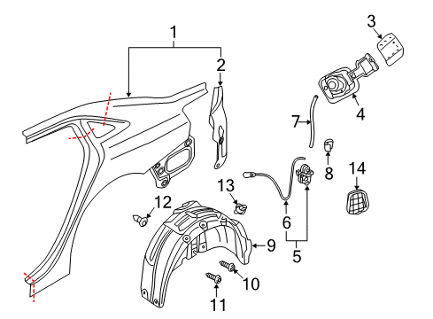 2017 Audi A3 Fuel Door Diagram 2