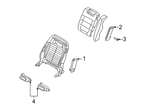 2003 Audi A6 Quattro Air Bag Components