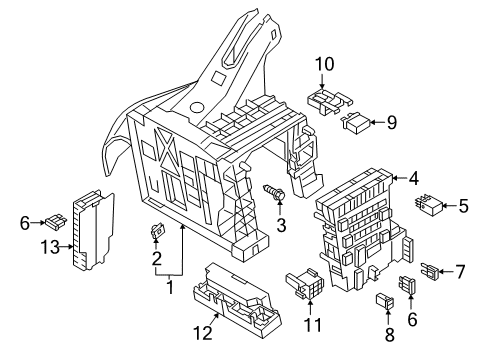 2022 Audi Q3 Relay Diagram for 3Q0-951-253