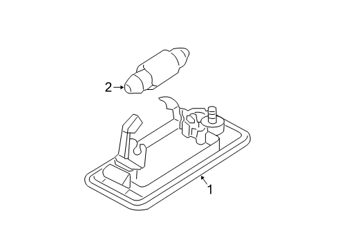 2013 Audi S8 Bulbs Diagram