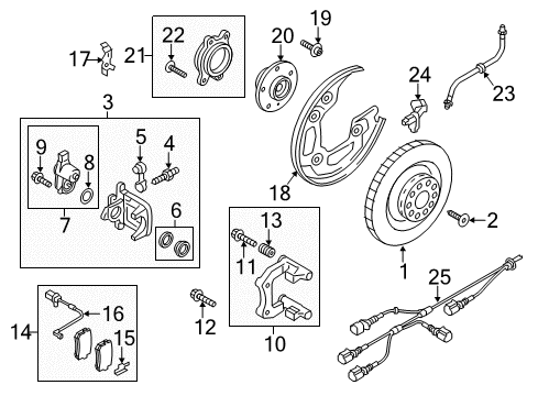 2013 Audi S6 Anti-Lock Brakes Diagram