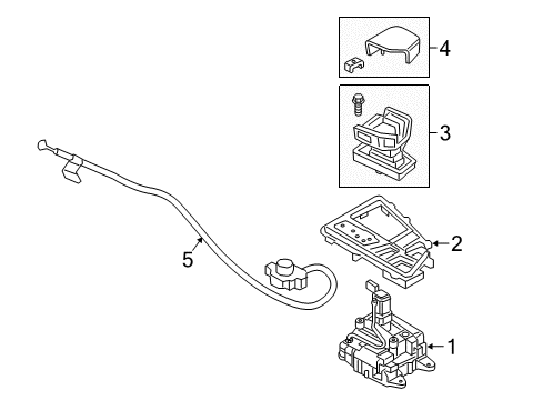 2017 Audi A4 Console Diagram