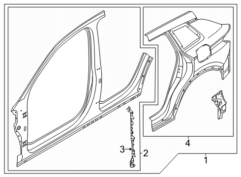 2025 Audi SQ6 e-tron Aperture Panel