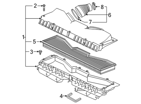 2025 Audi RS6 Avant Air Intake Diagram