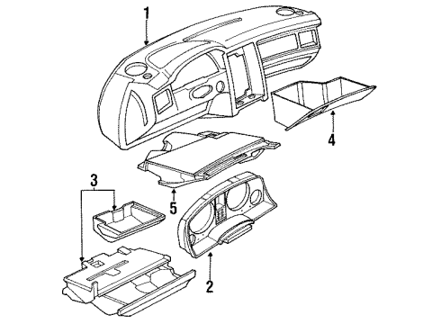 1991 Audi 80 Quattro Instrument Panel