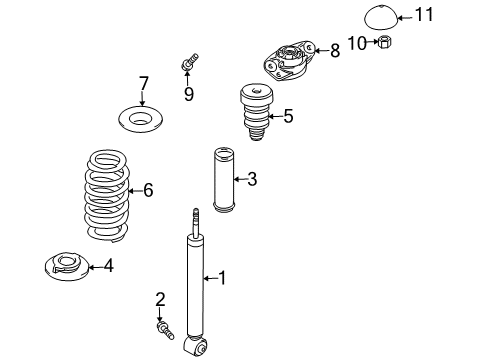 2008 Audi TT Shocks & Components