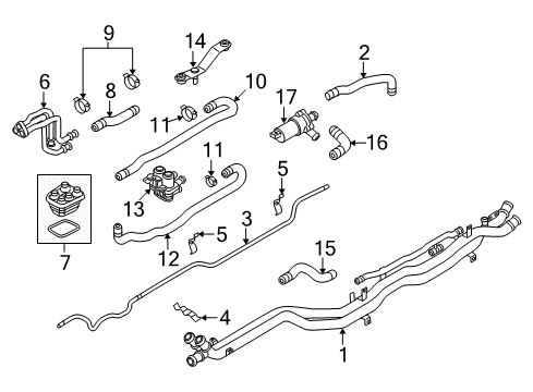 2014 Audi R8 Hoses, Lines & Pipes Diagram 4