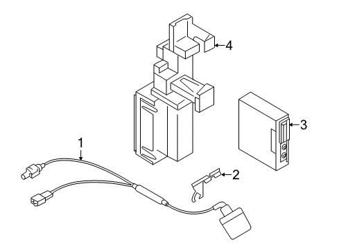 2017 Audi A8 Quattro Parking Aid Diagram