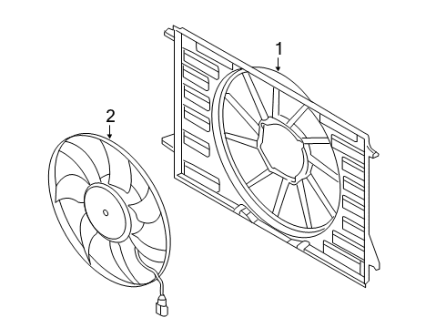 2024 Audi S5 Cooling Fan Diagram