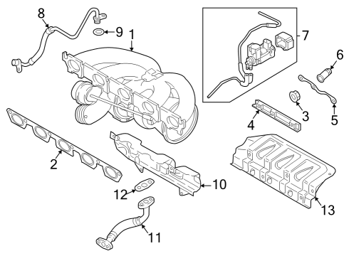 2025 Audi RS3 Turbocharger & Components