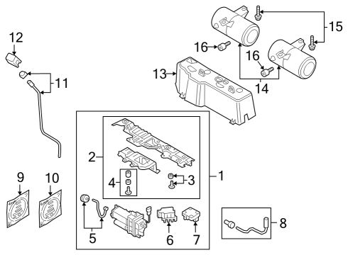 2024 Audi SQ8 e-tron Sportback Ride Control Components