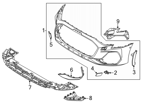 2025 Audi S3 COVER Diagram for 8Y0-807-065-G-GRU