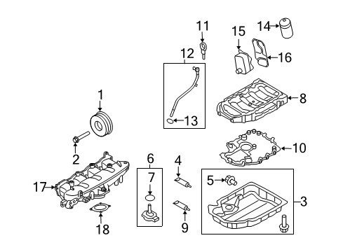2009 Audi A4 Engine Parts Diagram