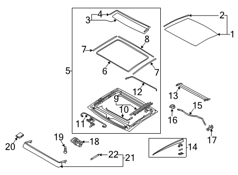 2025 Audi A6 Quattro Sunroof Diagram