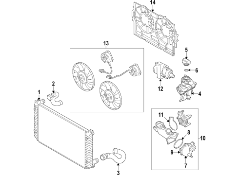 2018 Audi RS7 Cooling Fan Diagram