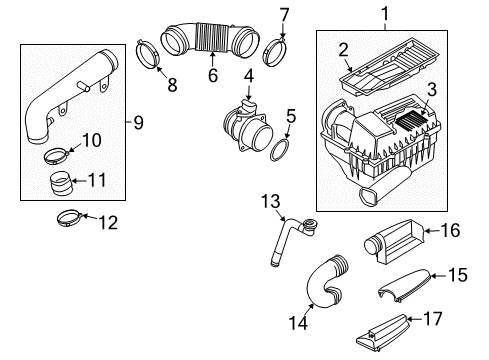 2011 Audi A3 Quattro Air Intake Diagram