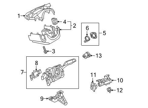 2020 Audi Q3 Switches Diagram