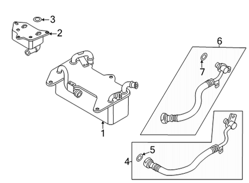 2022 Audi RS6 Avant Trans Oil Cooler