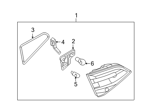 2009 Audi A4 Backup Lamps Diagram