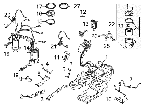 2015 Audi Q7 Fuel Supply Diagram