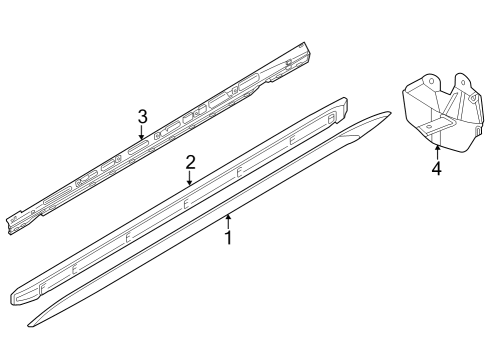 2025 Audi RS3 Exterior Trim - Pillars