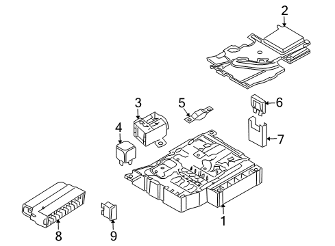 2010 Audi Q7 Fuse & Relay Diagram 3