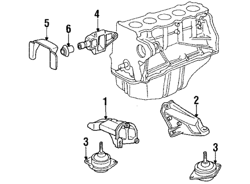 1991 Audi Coupe Quattro Engine Mounting Diagram