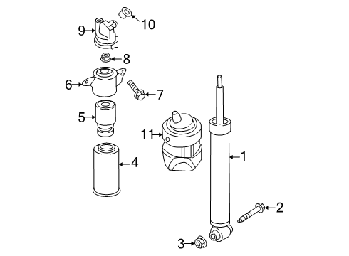2025 Audi SQ7 Shocks & Components Diagram 2