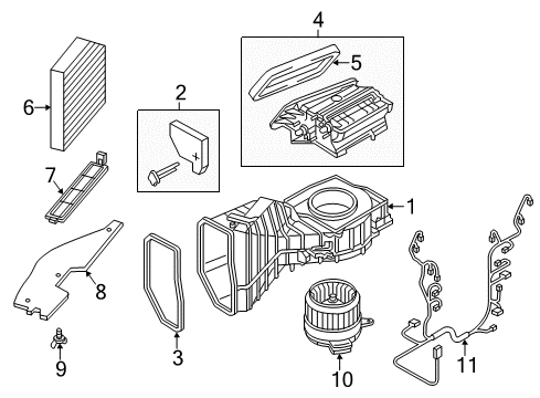 2016 Audi A6 Blower Motor & Fan
