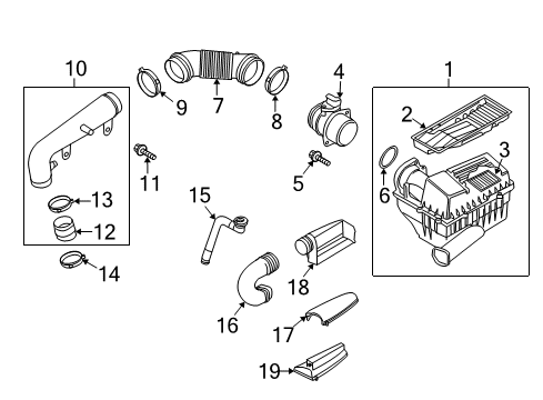 2011 Audi TT Quattro Air Cleaner Diagram