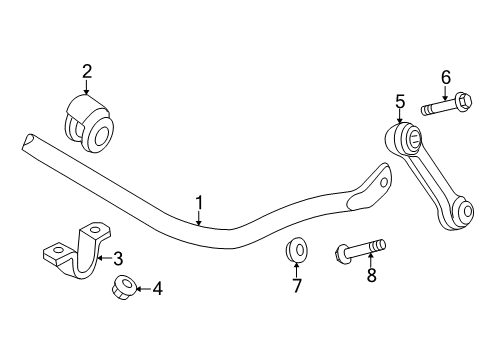 2013 Audi allroad Stabilizer Bar & Components Diagram 2