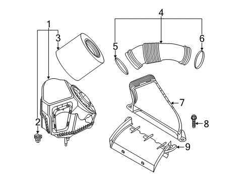 2024 Audi S6 Air Intake Diagram