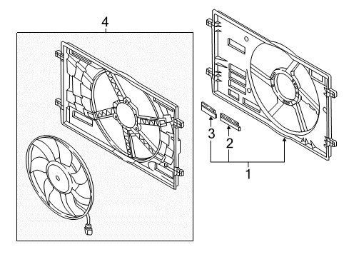 2016 Audi S3 Cooling Fan Diagram