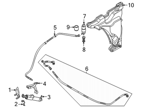 2024 Audi A4 allroad Wiper & Washer Components