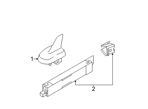 2015 Audi A7 Quattro Antenna & Radio Diagram