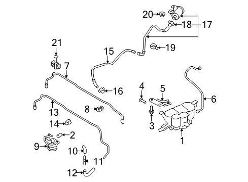 2012 Audi S5 Vapor Canister Diagram 2