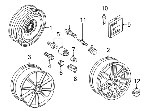 2014 Audi S5 Wheels Diagram 5