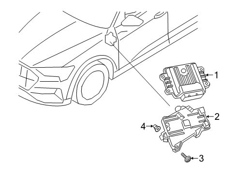 2020 Audi Q3 Electrical Components Diagram