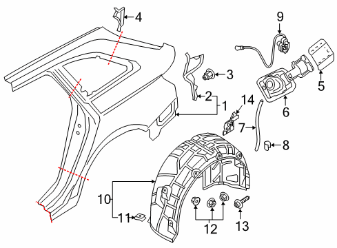 2024 Audi A4 allroad Fuel Door