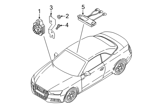 2024 Audi A5 Quattro Alarm System Diagram 2