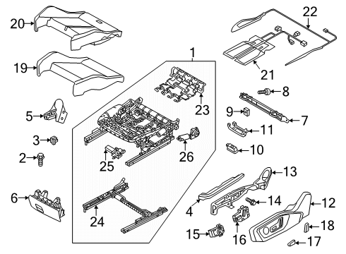 2024 Audi Q3 Power Seats Diagram 4