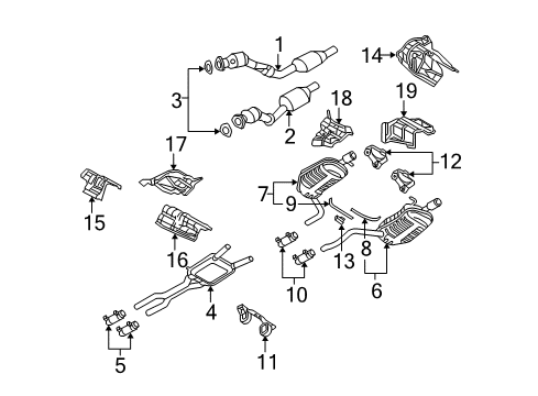 2006 Audi A4 Exhaust System Diagram