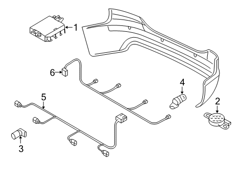 2024 Audi Q7 Electrical Components Diagram