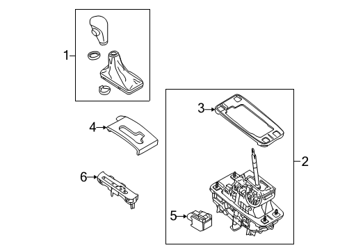 2013 Audi RS5 Console Diagram