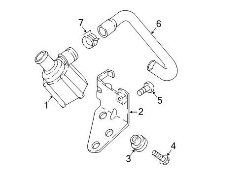 2018 Audi A6 Quattro Water Pump Diagram