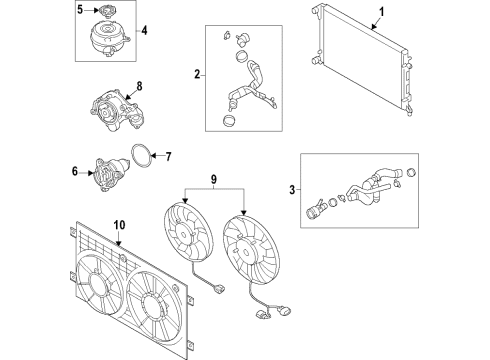 2020 Audi S6 Cooling Fan Diagram