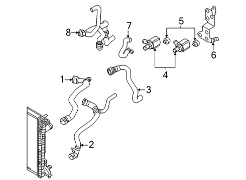 2025 Audi A4 allroad Hoses, Lines & Pipes Diagram